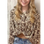 Mocha Leopard blouse