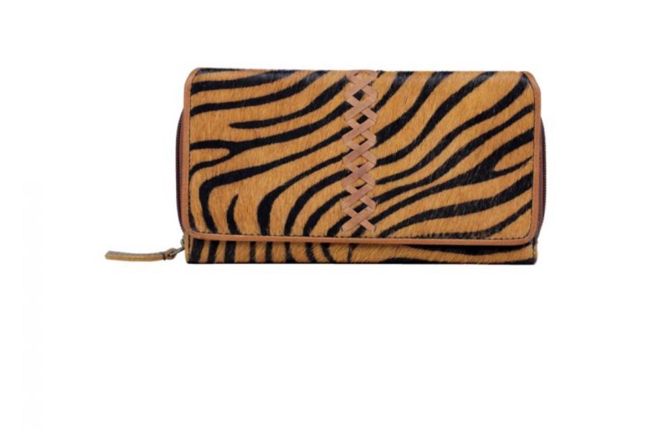 Myra Vitality Brown Zebra Wallet
