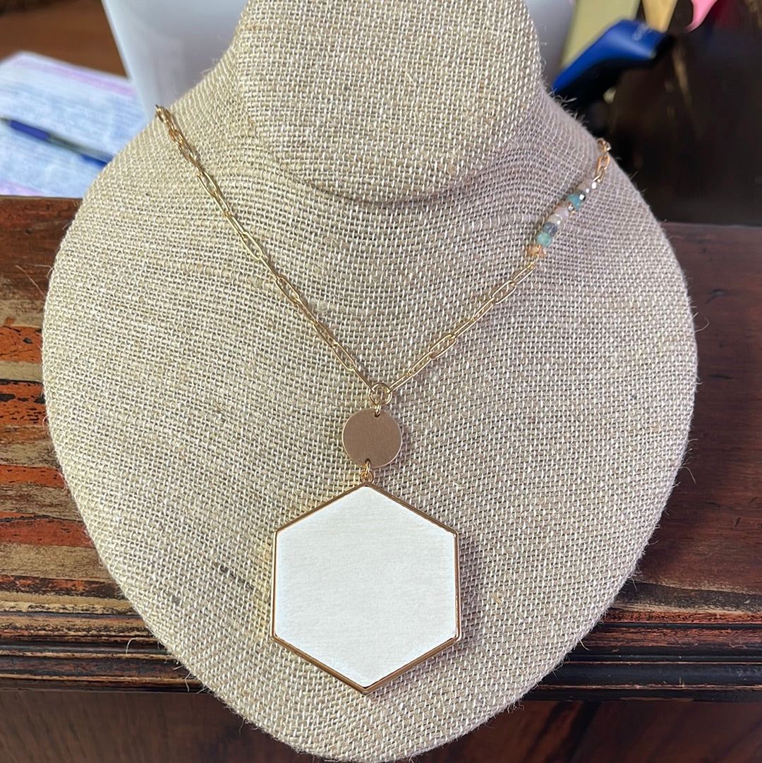 Hexagon Necklace